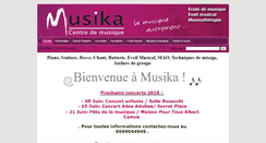 Desktop Screenshot of musika.fr