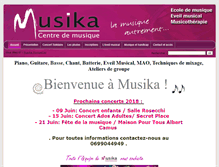 Tablet Screenshot of musika.fr